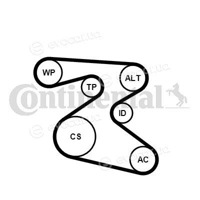 Continental 6PK1873K1