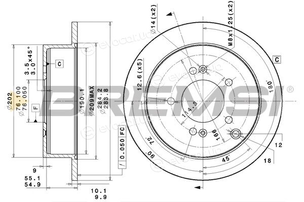 Bremsi CD7493S