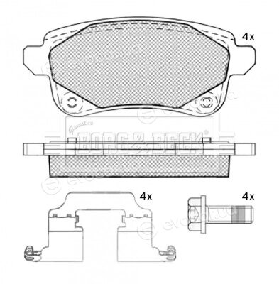 Borg & Beck BBP2539