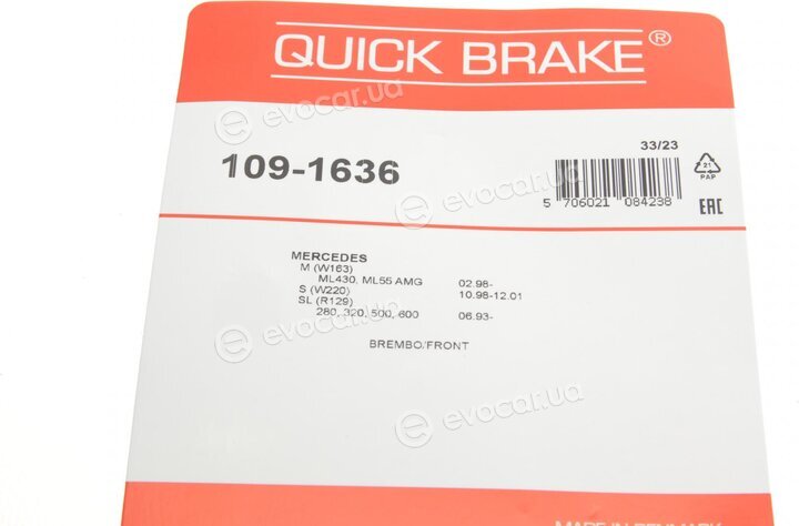 Kawe / Quick Brake 109-1636