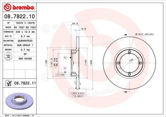 Brembo 08.7822.10