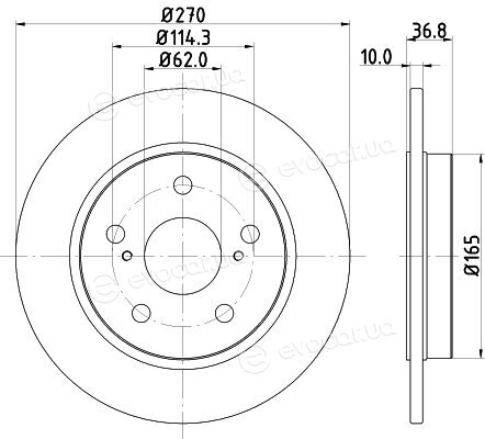 Hella Pagid 8DD 355 118-971