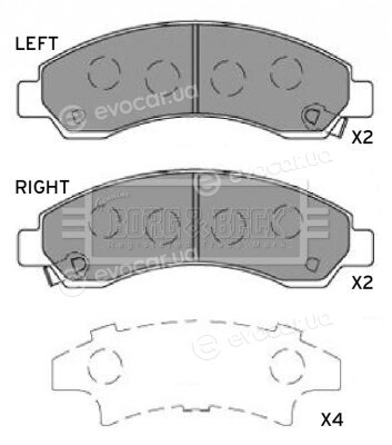 Borg & Beck BBP2535
