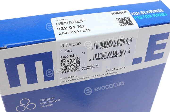 Mahle 022 01 N2