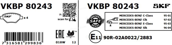 SKF VKBP 80243