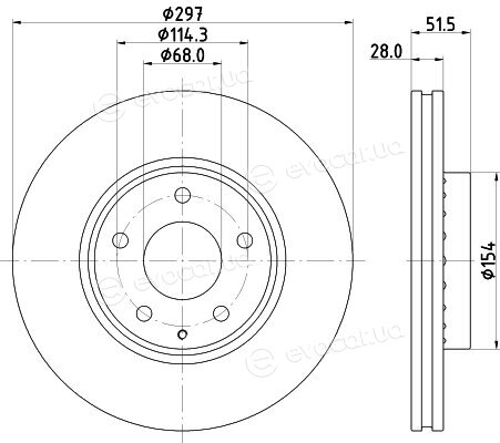 Hella Pagid 8DD 355 126-981