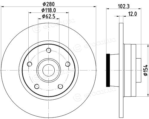 Hella Pagid 8DD 355 123-251