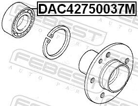 Febest DAC42750037M