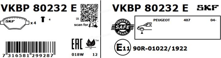 SKF VKBP 80232 E