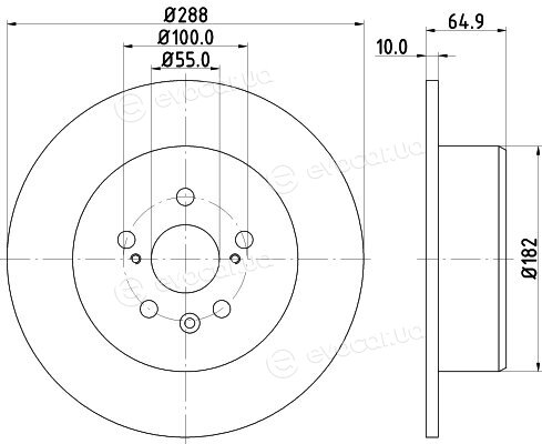 Hella Pagid 8DD 355 111-701