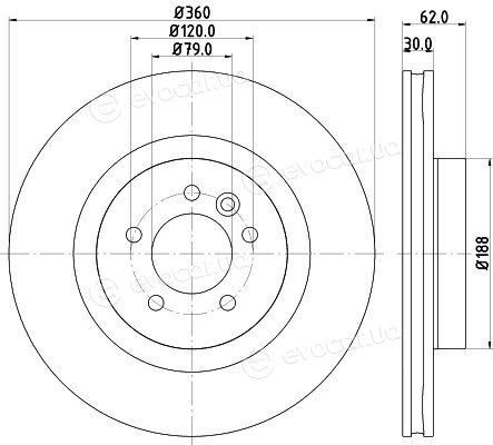 Hella Pagid 8DD 355 118-871