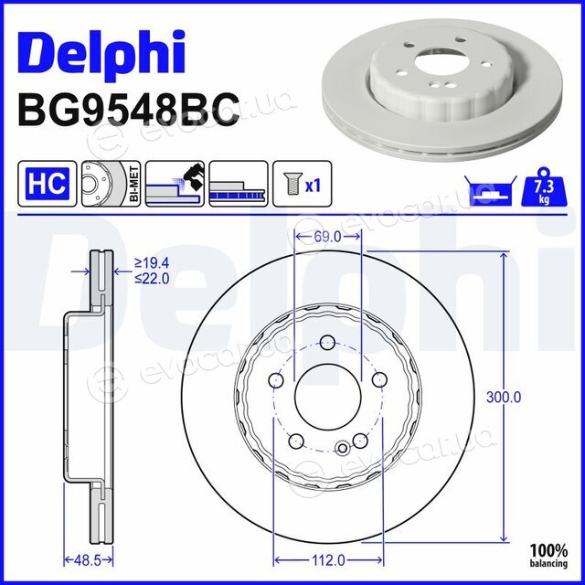 Delphi BG9548BC