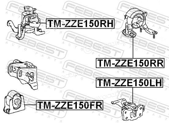 Febest TM-ZZE150FR