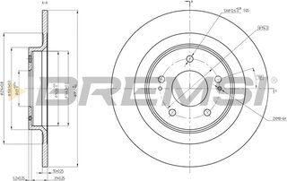 Bremsi CD8652S