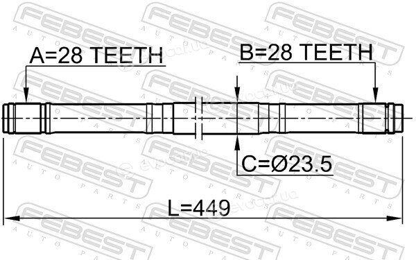 Febest 0312-EK3RH