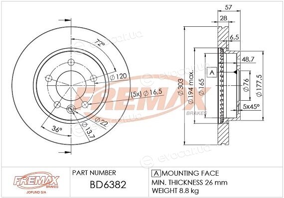 Fremax BD-6382