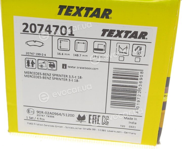 Textar 2074701