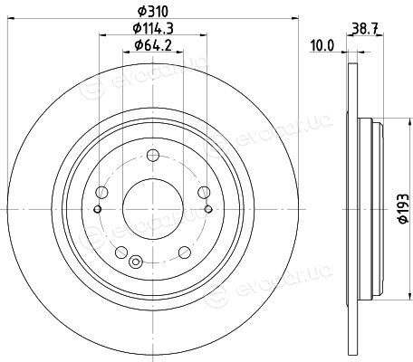 Hella Pagid 8DD 355 132-231