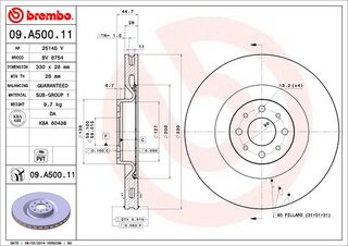 Brembo 09.A500.11