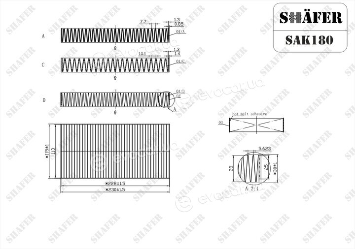 Shafer SAK180