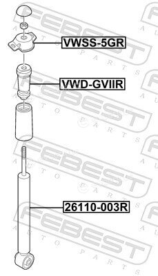 Febest VWD-GVIIR