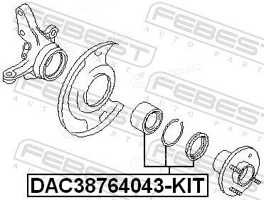 Febest DAC38764043-KIT