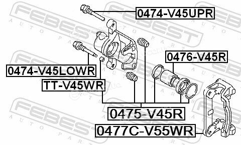 Febest 0476-V45R