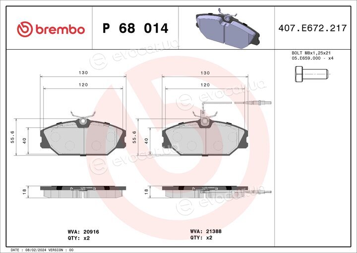 Brembo P 68 014