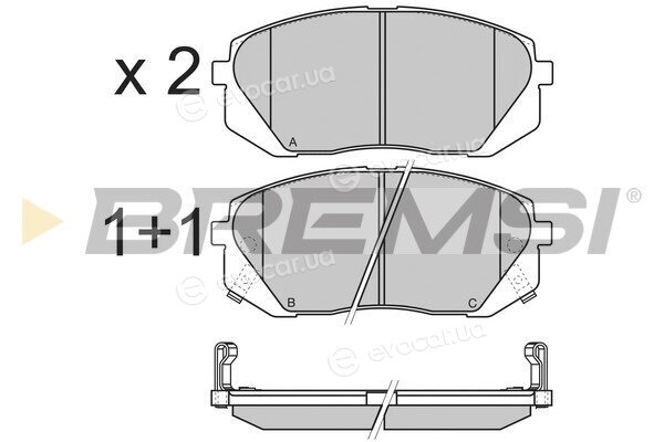 Bremsi BP3358