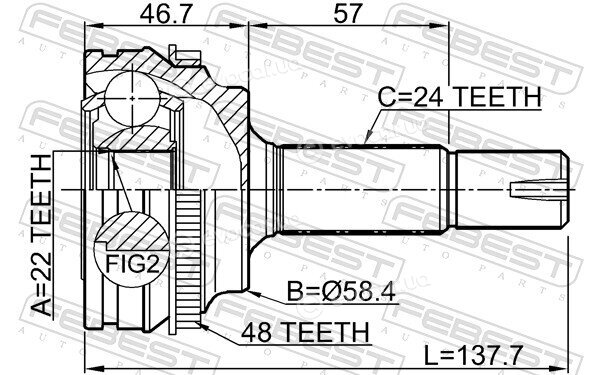 Febest 0110-NCP10A48