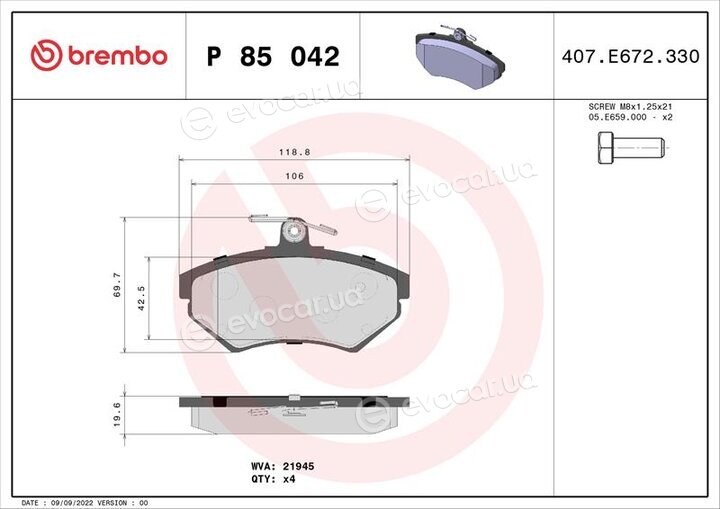 Brembo P 85 042