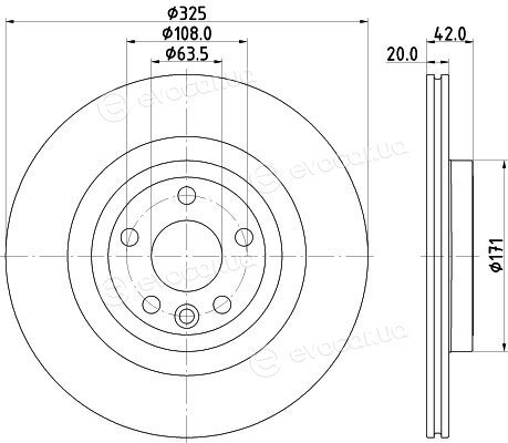 Hella Pagid 8DD 355 132-601