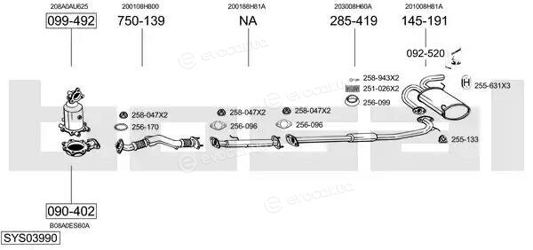 Bosal SYS03990