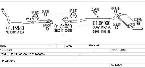 MTS C310294008387