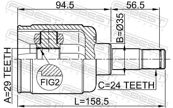 Febest 0511-CPLH