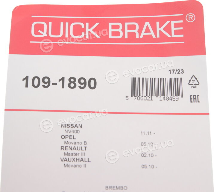 Kawe / Quick Brake 109-1890