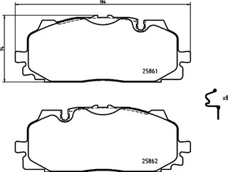 Hella Pagid 8DB 355 021-641