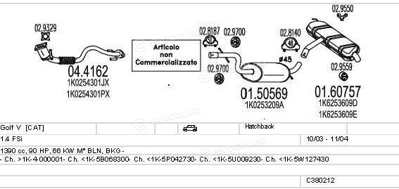 MTS C380212003019