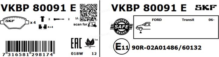 SKF VKBP 80091 E