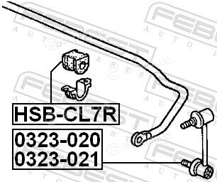 Febest HSB-CL7R