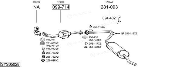 Bosal SYS05028