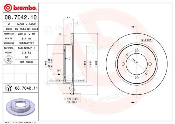 Brembo 08.7042.11