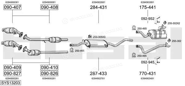 Bosal SYS13203