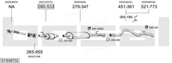 Bosal SYS08702