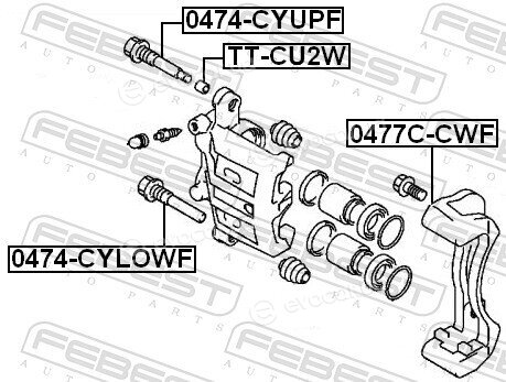 Febest 0474-CYLOWF