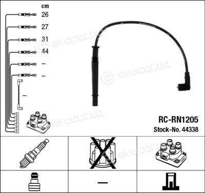 NGK / NTK RC-RN1205