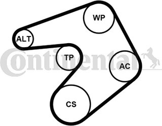 Continental 6PK1205K1