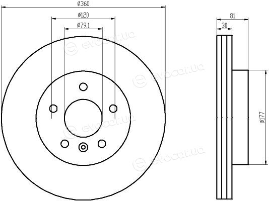 Hella Pagid 8DD 355 128-981