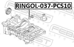 Febest RINGOL-037-PCS10