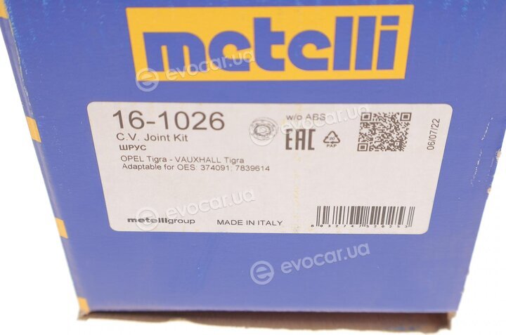 Metelli 16-1026